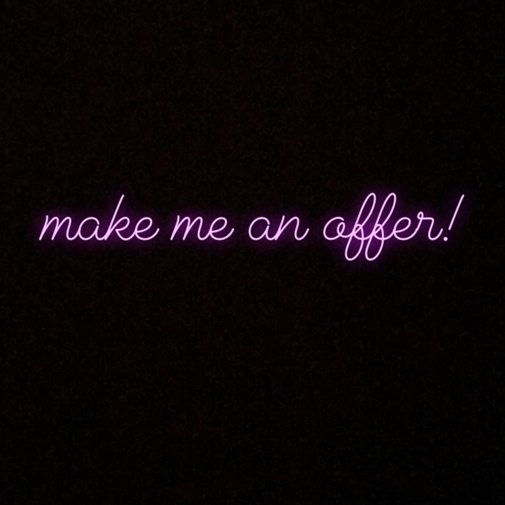 make me an offer or anything in my closet!!